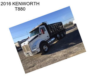 2016 KENWORTH T880