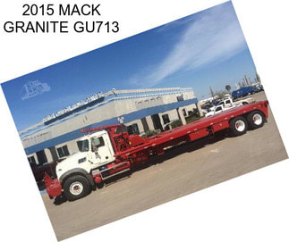 2015 MACK GRANITE GU713