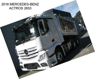 2018 MERCEDES-BENZ ACTROS 2653