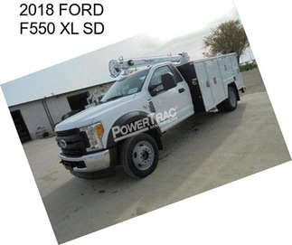 2018 FORD F550 XL SD