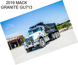 2019 MACK GRANITE GU713