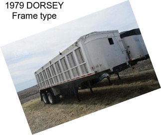1979 DORSEY Frame type