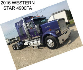 2016 WESTERN STAR 4900FA