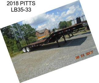 2018 PITTS LB35-33