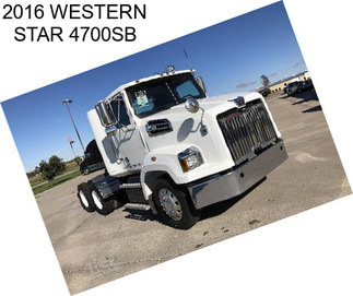 2016 WESTERN STAR 4700SB