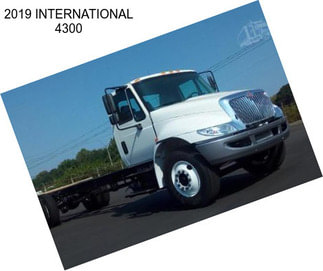 2019 INTERNATIONAL 4300