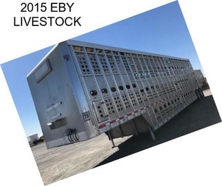 2015 EBY LIVESTOCK