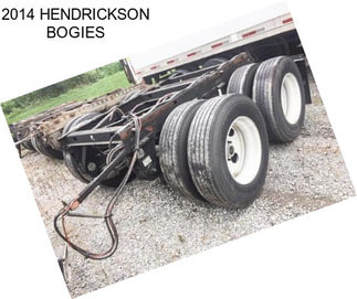 2014 HENDRICKSON BOGIES