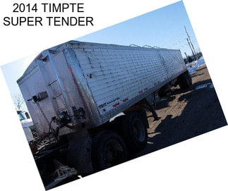 2014 TIMPTE SUPER TENDER