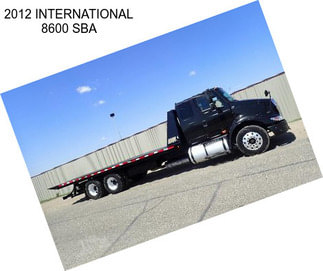 2012 INTERNATIONAL 8600 SBA