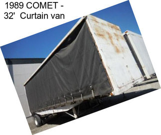 1989 COMET - 32\'  Curtain van