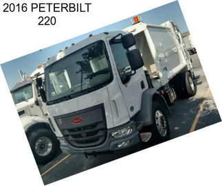 2016 PETERBILT 220