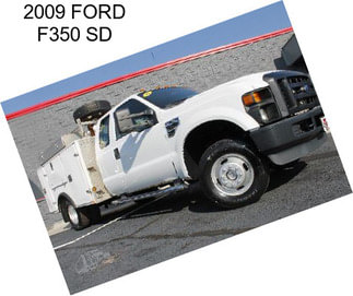 2009 FORD F350 SD