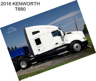 2016 KENWORTH T680