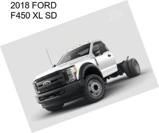 2018 FORD F450 XL SD