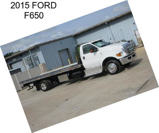 2015 FORD F650