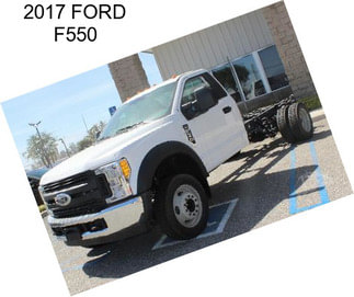 2017 FORD F550