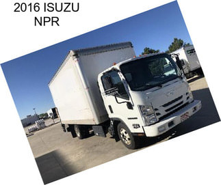 2016 ISUZU NPR