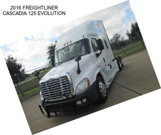 2016 FREIGHTLINER CASCADIA 125 EVOLUTION