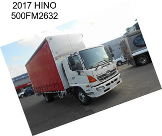 2017 HINO 500FM2632