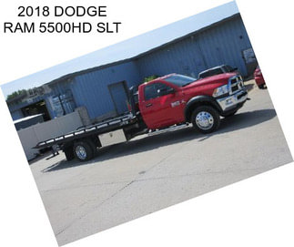 2018 DODGE RAM 5500HD SLT