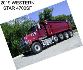 2019 WESTERN STAR 4700SF