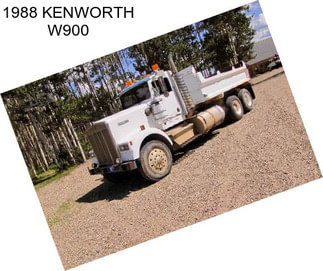 1988 KENWORTH W900