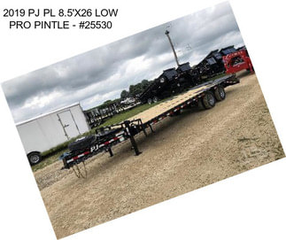 2019 PJ PL 8.5\'X26 LOW PRO PINTLE - #25530