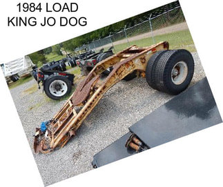 1984 LOAD KING JO DOG