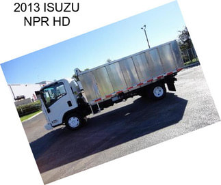 2013 ISUZU NPR HD