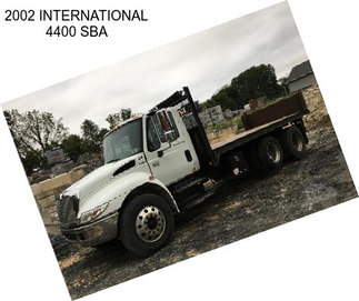 2002 INTERNATIONAL 4400 SBA