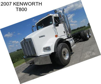 2007 KENWORTH T800