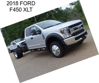 2018 FORD F450 XLT