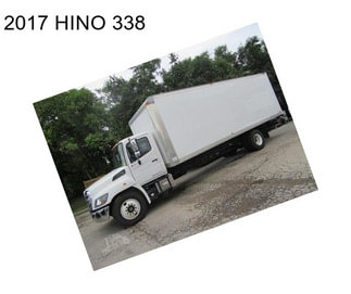 2017 HINO 338