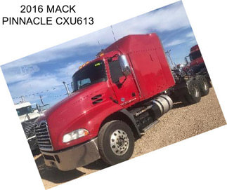 2016 MACK PINNACLE CXU613