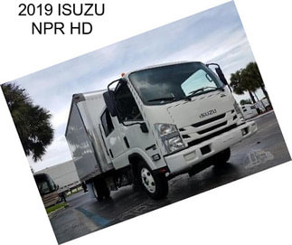 2019 ISUZU NPR HD