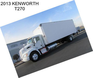 2013 KENWORTH T270