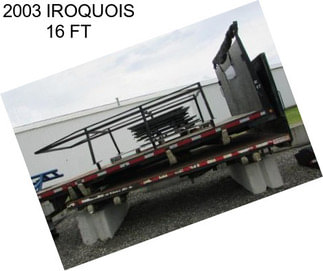 2003 IROQUOIS 16 FT