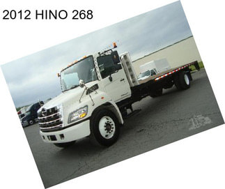 2012 HINO 268