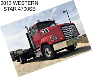 2013 WESTERN STAR 4700SB