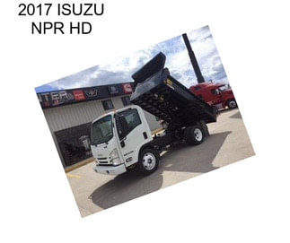 2017 ISUZU NPR HD