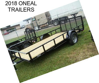 2018 ONEAL TRAILERS