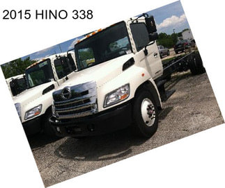 2015 HINO 338