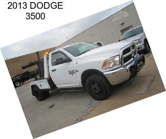 2013 DODGE 3500