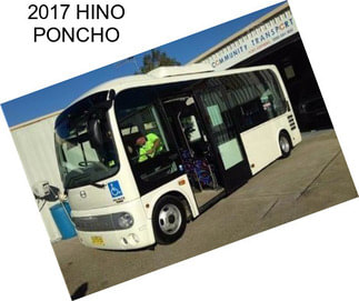 2017 HINO PONCHO