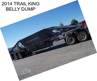 2014 TRAIL KING BELLY DUMP