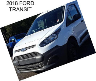 2018 FORD TRANSIT