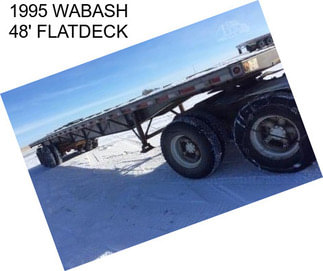 1995 WABASH 48\' FLATDECK