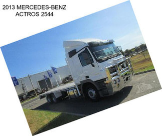 2013 MERCEDES-BENZ ACTROS 2544