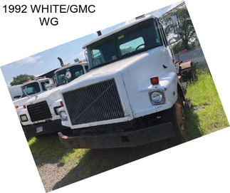 1992 WHITE/GMC WG
